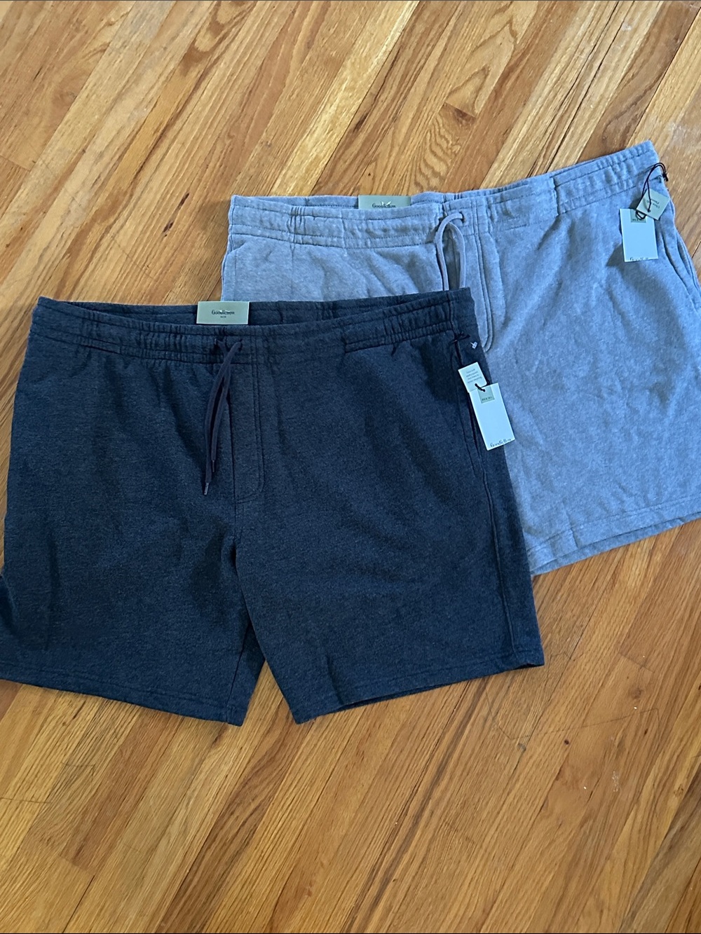 Goodfellow & Co Big & Tall 8.5” Knit Shorts Men’s Gray & Charcoal 3XL Bundle New